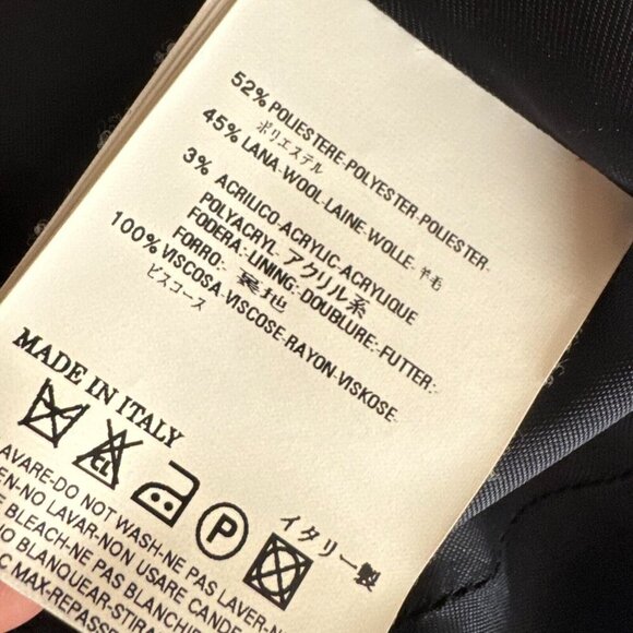 Vivienne Westwood Dust Blue Grey Lightweight Wool Blend Coat 46/M - Picture 11 of 13